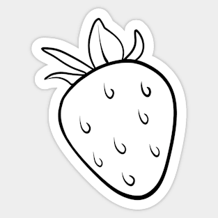 little strawberry Sticker